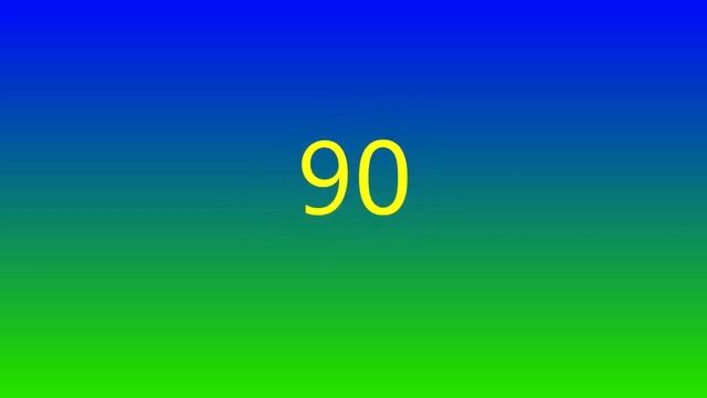 Счёт от 21 до 100 на английском языке. Произношение чисел. Цифры.