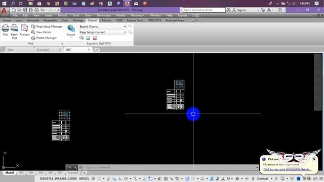 Using the PS(PSPACE)command in autocad 2018 смотреть онлайн
