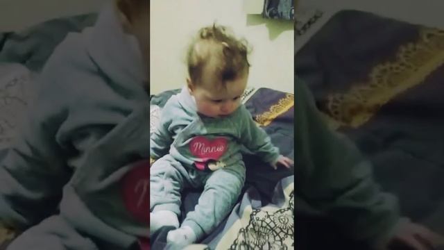 Моя маленькая принцесса. Внученька моя. #маленький ребёнок. #смешно.