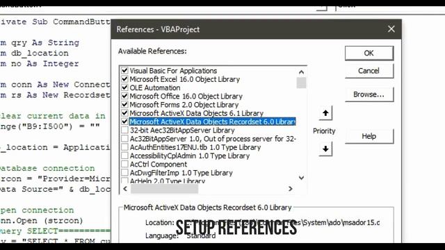 Microsoft Excel: Tutorial connection to Ms.Access Database with VBA Macro смотреть онлайн