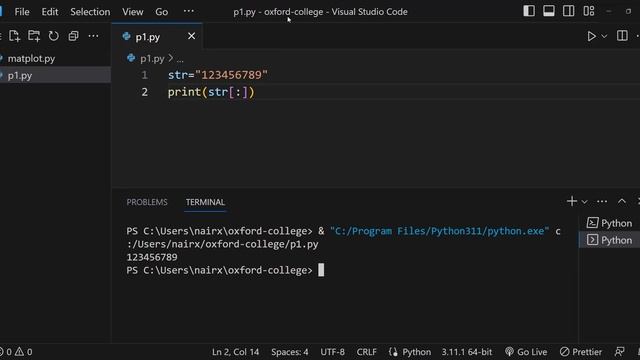 #3 - String Slicing and Functions in Python