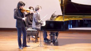 Gentaro Kagitomi and Yoshito Numasawa play Francis Poulenc’s violin sonata