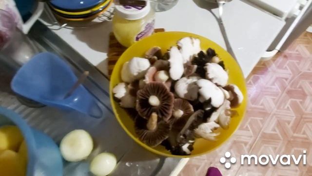 У папы дома в деревне#сбор шампиньонов#как приготовить суп из шампиньонов??? смотреть онлайн
