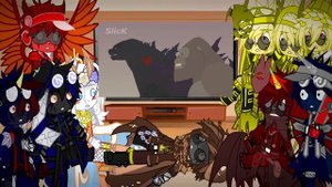 //Kaijus react to Godzilla VS Destoroyah// By @slick4785 // Part 1//