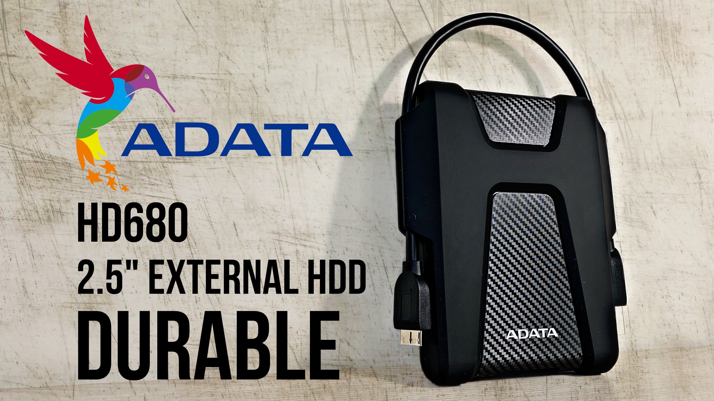 Обзор внешнего жесткого диска ADATA HD680/Overview of the external hard drive ADATA HD680