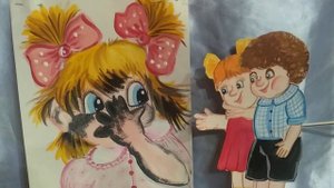 Девочка чумазая
