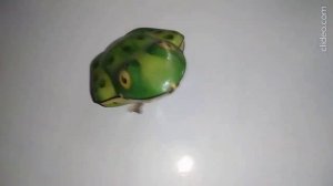 Заводная железная игрушка СССР Лягушка, Жаба