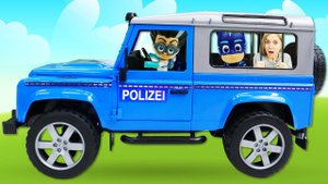 Видео для детей — Полицейская машина из Плей До — Мультики про машинки и пластилин Play Doh