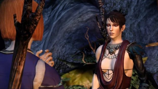 Dragon Age Origins. Диалог с Морриган о Флемет смотреть онлайн