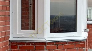 Монтаж 2 круглых балконов с применением современных материалов