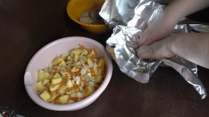 КУРИНАЯ ГОЛЕНЬ В ФОЛЬГЕ. Идею подглядела. Вкусный воскресный обед