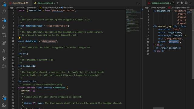 Drag And Drop With Stimulus JS | Intro To Ruby On Rails 7 Part 22 смотреть онлайн