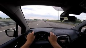 Renault Kaptur давим по трассе! (60p)