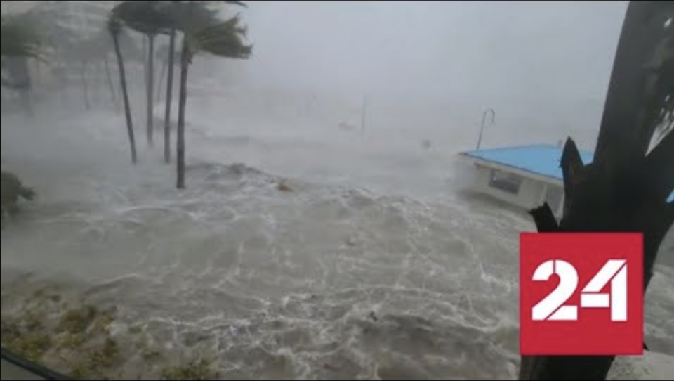 На Флориду обрушился один из самых мощных ураганов в истории США - Россия 24