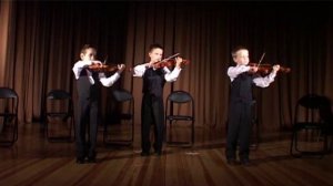 2011 Концерт-ТРИО скрипачей (6 лет)