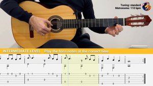 BELLA CIAO guitar TAB for Beginners - Intermediates - Extreme