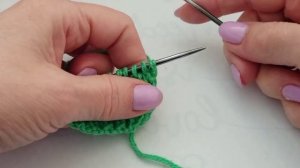 Не сложный теневой узор спицами поворотными и круговыми рядами