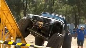 Nissan Patrol Y61 XXL rock crawler at Tuff Truck 2011