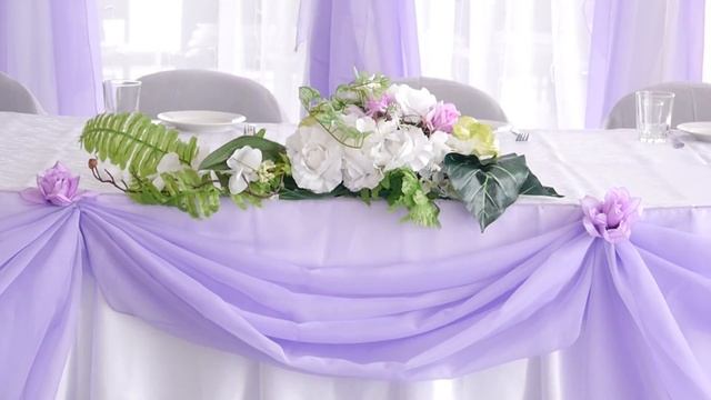Оформление свадьбы в фиолетовом цвете mp4 смотреть онлайн