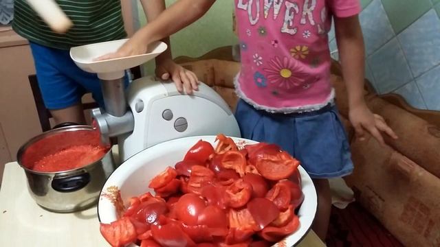 Консервация(закатка) красного перца на зиму для картошки,голубцов и ...