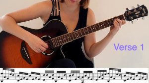 SEND ME AN ANGEL Fingerstyle Guitar Tutorial - Scorpions