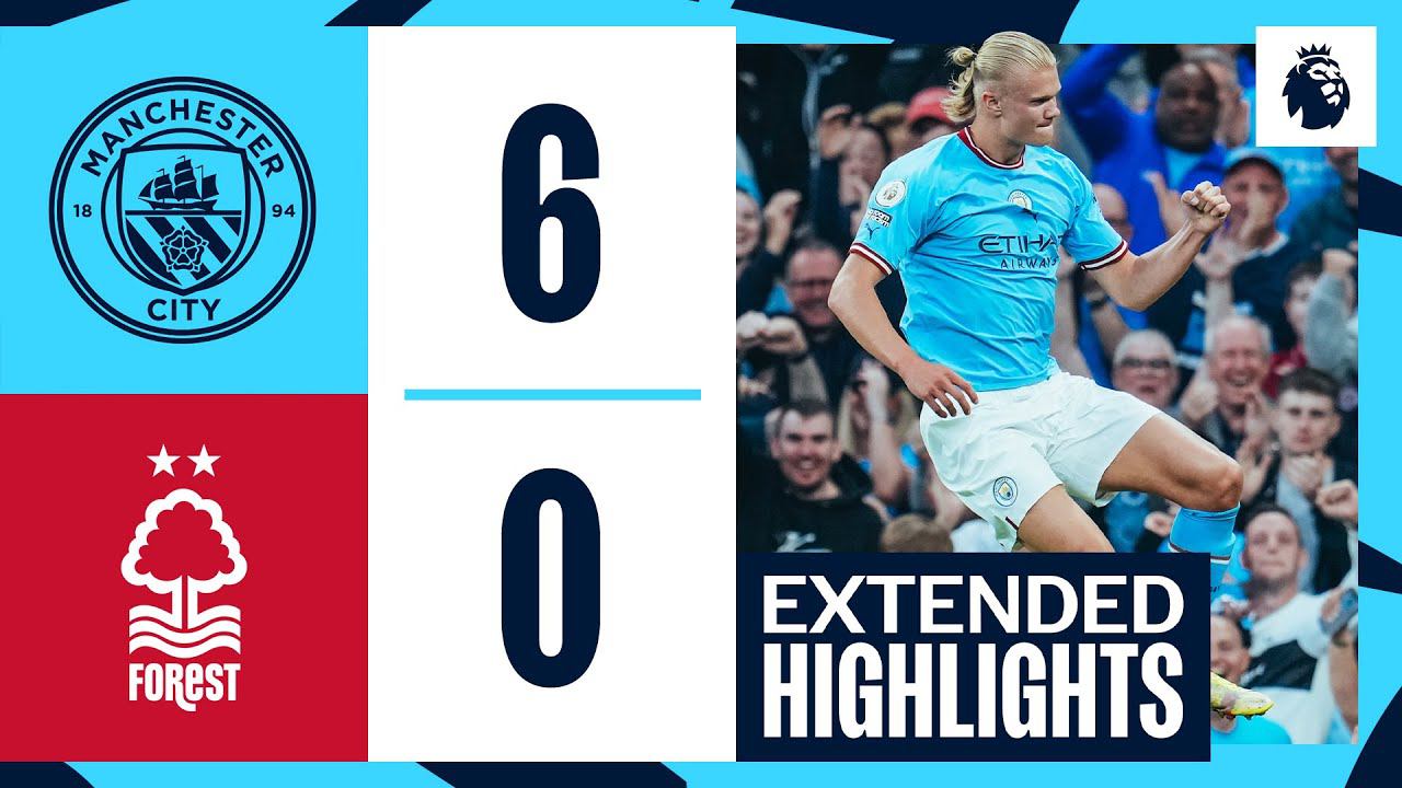 EXTENDED HIGHLIGHTS | Man City 6-0 Nottingham Forest | Haaland hat-trick heroics, Alvarez double!