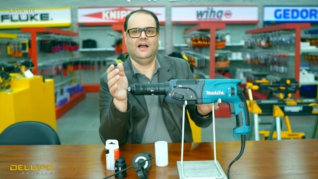 MAKITA HR2470T  VERSÃO PREMIUM DO MARTELETE MAIS FAMOSO DA CONSTRUÇÃO CIVIL, EXCLUSIVIDADE DELUPO