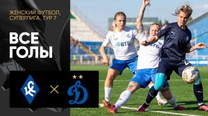 Крылья Советов - Динамо. Все голы женской Суперлиги 29.04.2023