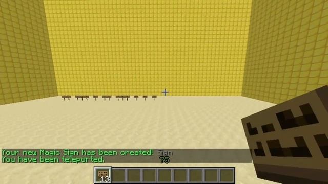 Minecraft Bukkit Plugin - Magic Signs - edit, commands, teleport, speed and more! смотреть онлайн