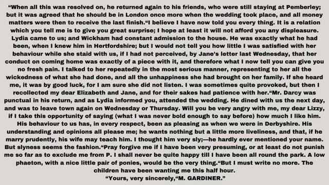 Learn English Through Story  Pride and Prejudice  Chapter 50 - 54