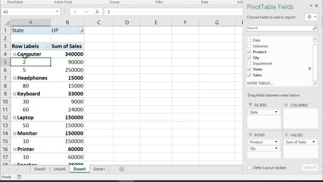 pivot table for beginners in excel in Hindi | pivot table excel in hindi