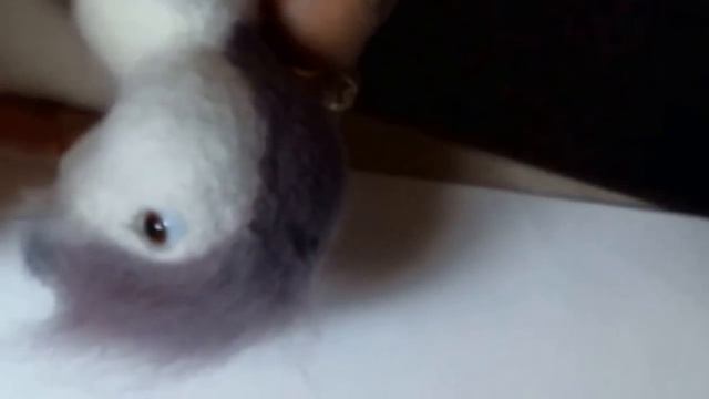 Как распушить игрушку свалянную из шерсти