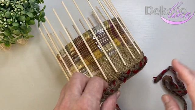 Корзина-Органайзер для хранения косметики своими руками DIY смотреть онлайн