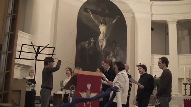 Хор Петрикирхе (фрагменты репетиции)