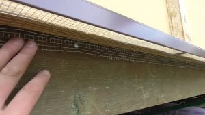 Монтаж обрешетки и отливов под имитацию бруса.