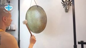 ГОНГ МЕДИТАЦИЯ.  ГОНГ "ОМ" - 49.5 СМ. ГОНГ КУПИТЬ. ЗВУК ГОНГА.