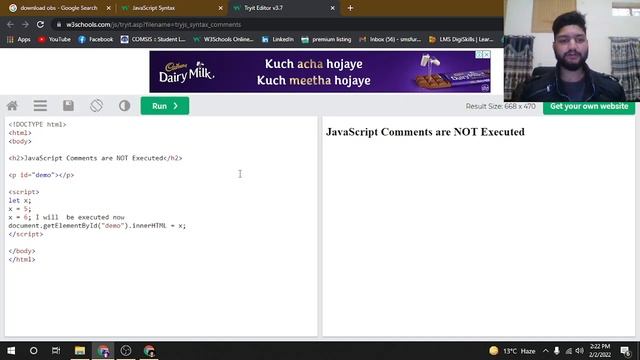 how to write JavaScript | syntax of JavaScript | tutorial for beginners | Hindi Urdu.