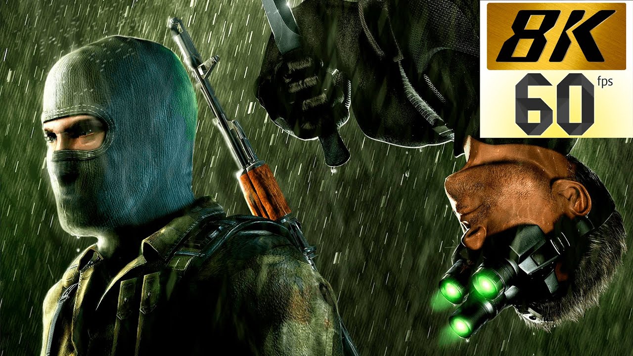 Tom Clancy’s Splinter Cell Chaos Theory (2005) - All Cutscenes  (Remastered 8K 60FPS)