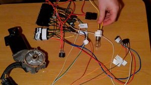 Макет схемы управления сервоприводом полного привода раздаточной коробки Парт-Тайм BorgWarner