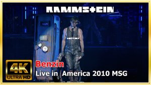 Rammstein Benzin 4K | Live From Madison Square Garden New York city in America 2010 | 60fps HD
