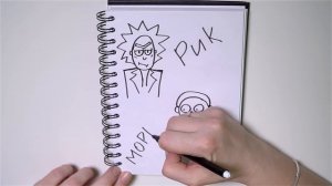 Рисуем Рика и Морти. Простые рисунки