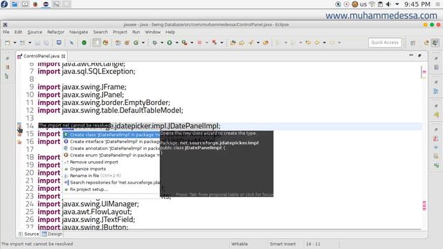 13 JAVA Swing GUI with MySQL смотреть онлайн