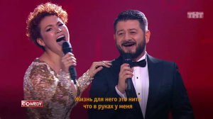 Karaoke Star: Михаил Галустян и Елена Гущина (Алла Пугачёва - Бумажный змей)