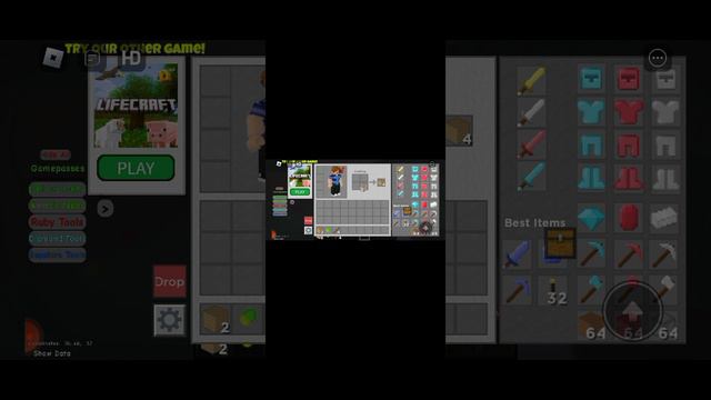 поиграл в 3 игры в роблокс связаные с майнкрафтом