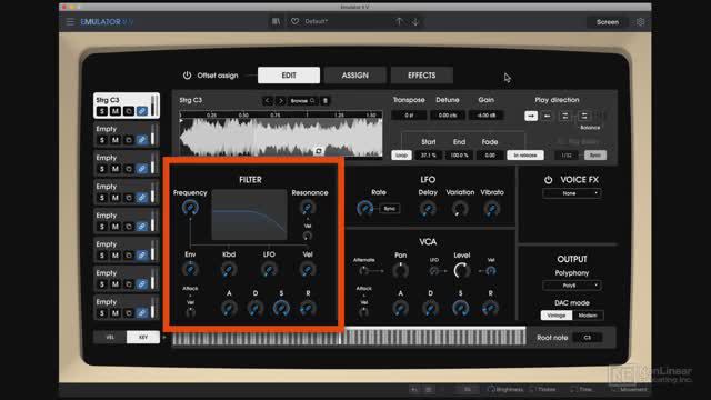 13. Edit Section - Voice Selector