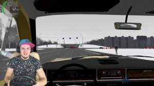 ВЗЯЛ МАШИНУ ДЕДА - БОКОМ НА ВОЛГЕ ЗИМОЙ в City Car Driving с РУЛЕМ