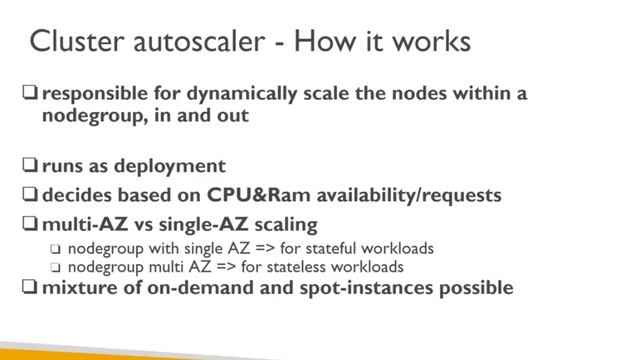 AWS EKS: Cluster AutoScaler EKS Theory смотреть онлайн