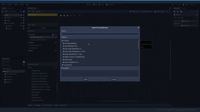 Making a clicker game using Godot 3 Visual Scripting!