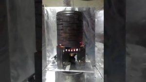 Самодельный дожигатель на примусе шмель.