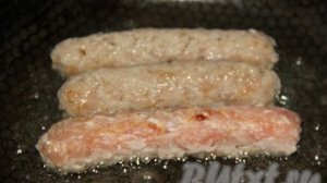 Колбаски из фарша из бутылки